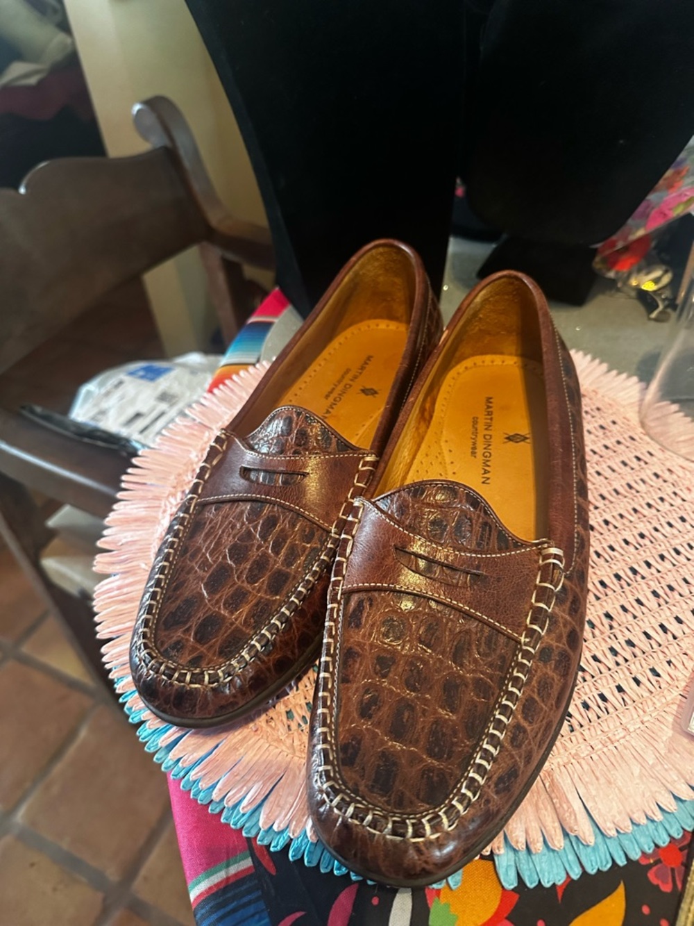 Martin Dingman Penny Loafers